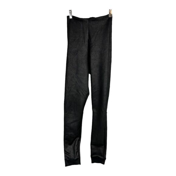 Commando control top black crushed velvet like leggings size M RN 115807 - Picture 1 of 10